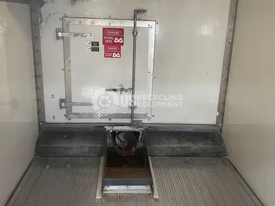 USED SHRED-TECH 25GT SHREDDER WITH CART TIPPER