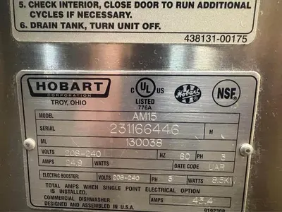 Used HOBART AM15 Dishwashers British Columbia CA | Surrey Food Equipment #1404183