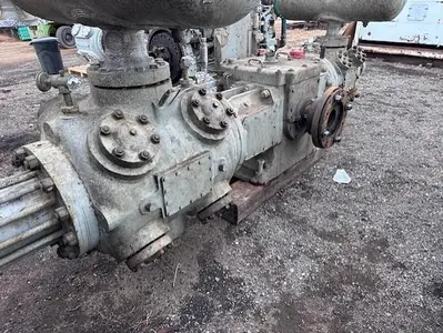 Gemini FE650C-2 Compressor Frame SN 50F530 with 89 series cylinders size 10.5” x 5.75”