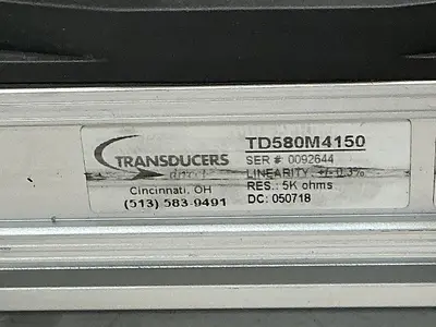 USED TRANSDUCERS INC TD580M4150