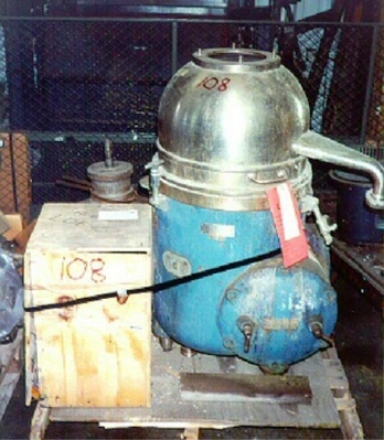 Westfalia TA 35-01-506 solid bowl separator, 316SS.
