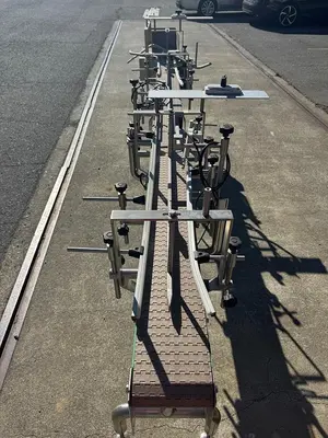 Conveyor, Belt, 6" x 10.5’, 2-Lane, Stainless Steel, Plastic Belt, #5991589