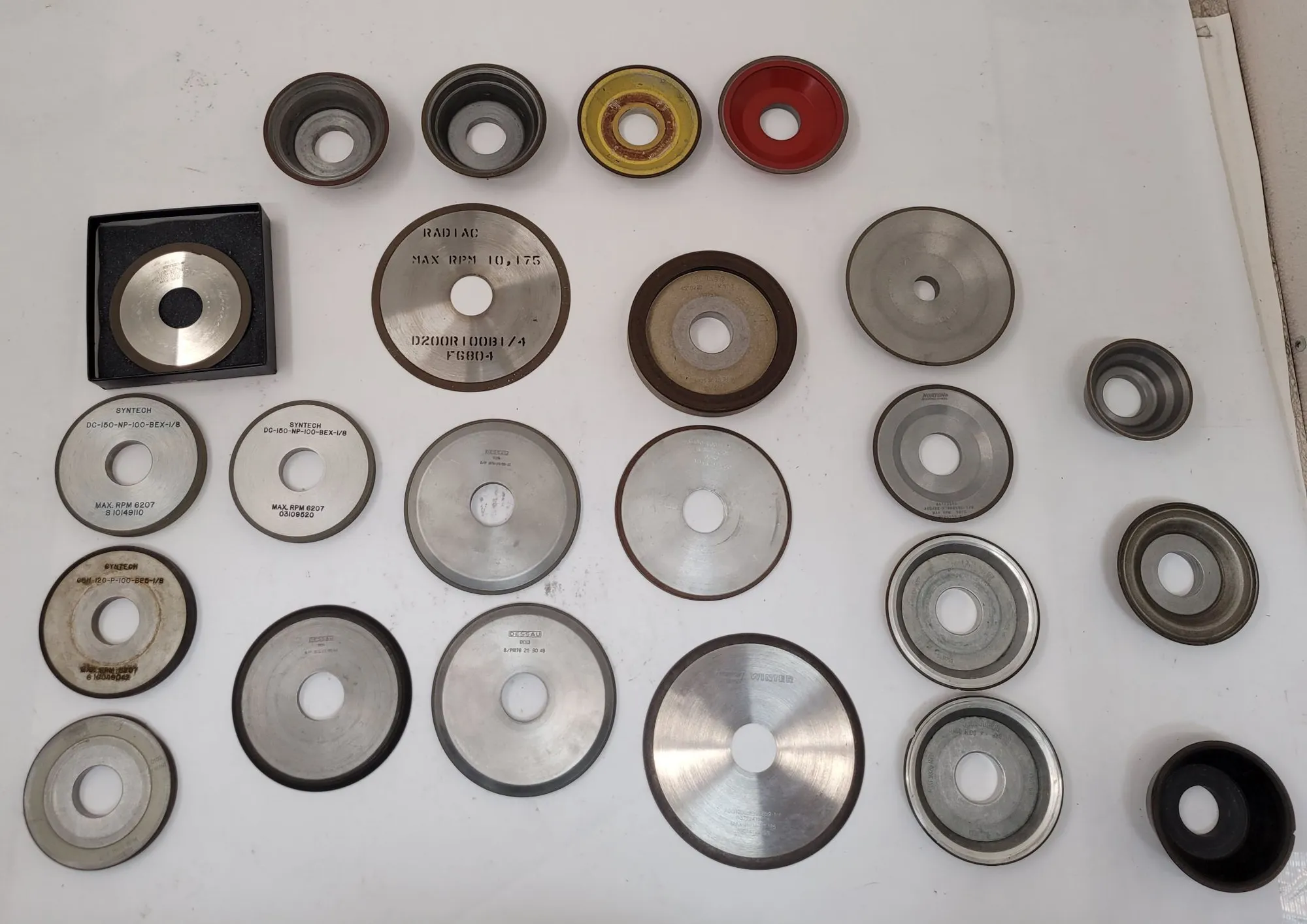 Diamond Grinding Wheels – Lot of 24 - Various Sizes