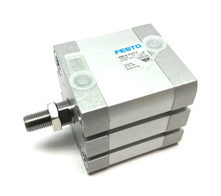 Used FESTO COMPACT CYLINDER 25MM STROKE 50MM BORE Pneumatic Cylinders | Maverick Industrial Sales #1111782