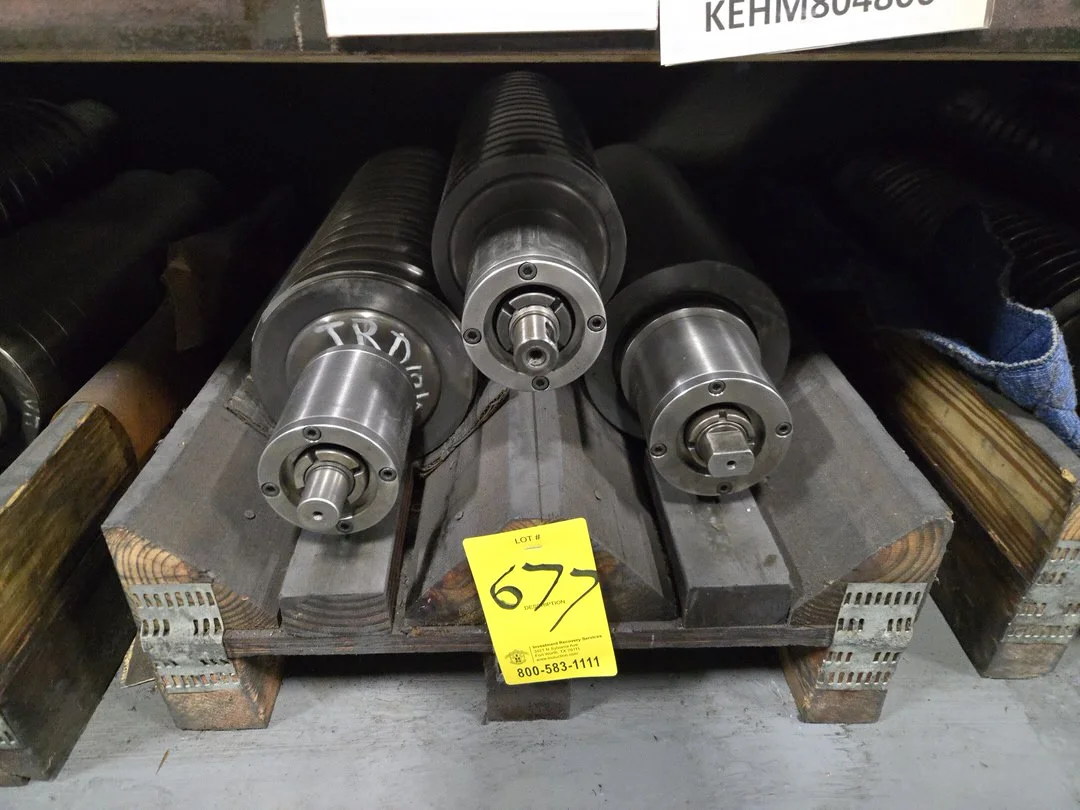 (3) Superfine OD Grind Drum Spindle