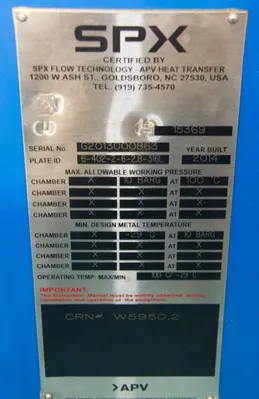 NEW SPX APV