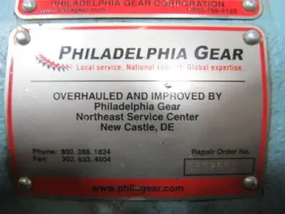 Philadelphia 206HS High Speed Gear Drive 1350 HP RPM 1350 IP 15302 OP Rebuilt