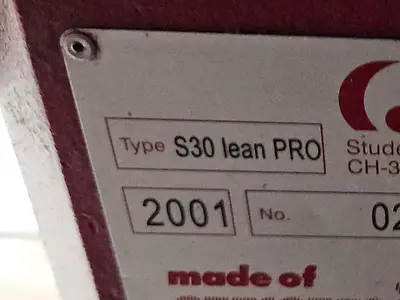 USED 2001 STUDER S30 LEAN PRO