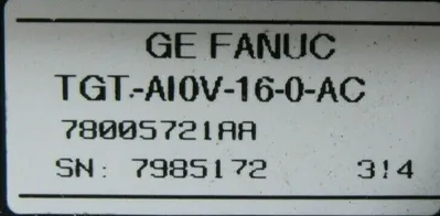 USED GE FANUC TGT-AI0V-16-0-AC ANALOG MODULE TGTAI0V160AC