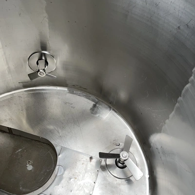 890L S/S Open Top Vertical Mixing Tank