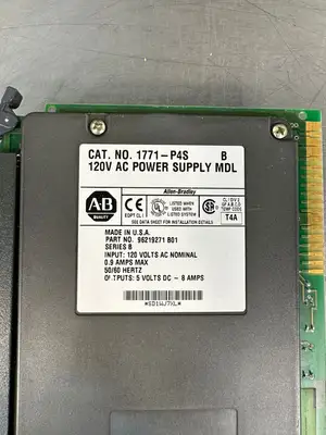 Allen Bradley 1771-P4S Series B 120V AC Power Supply Module (7.3.4)