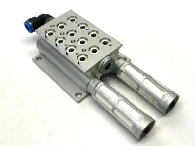 Used Festo Pneumatic Manifold Block G3/8 Ports 54832 Parts (Hydraulics and Pneumatics) Michigan US | Maverick Industrial Sales #1410795