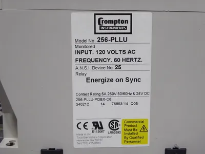 Crompton Instruments 256-PLLU Protector Trip Relay Used