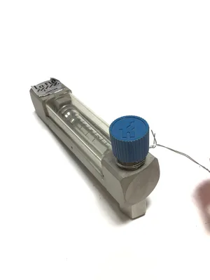 Ametek Lo-Flo Valved Acrylic Flowmeter