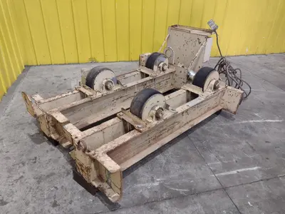 10 TON 20,000 LB RANSOME MODEL #WRD10 TANK TURNING ROLLS, 1 DRIVE & 1 IDLER ROLL: YOBRO #25073