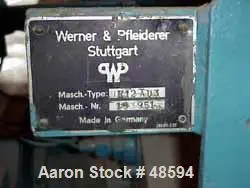 Used WERNER & PFLEIDERER UK12-AU3 Double Arm Mixer Extruders Illinois US | Aaron Equipment #85772