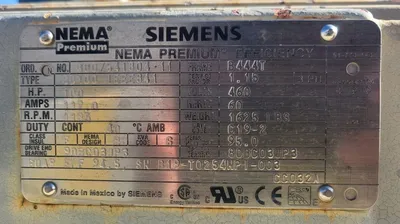 USED SIEMENS 100 HP