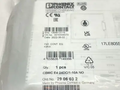 NEW PHOENIX CONTACT ELECTRONIC CIRCUIT BREAKER 2906032