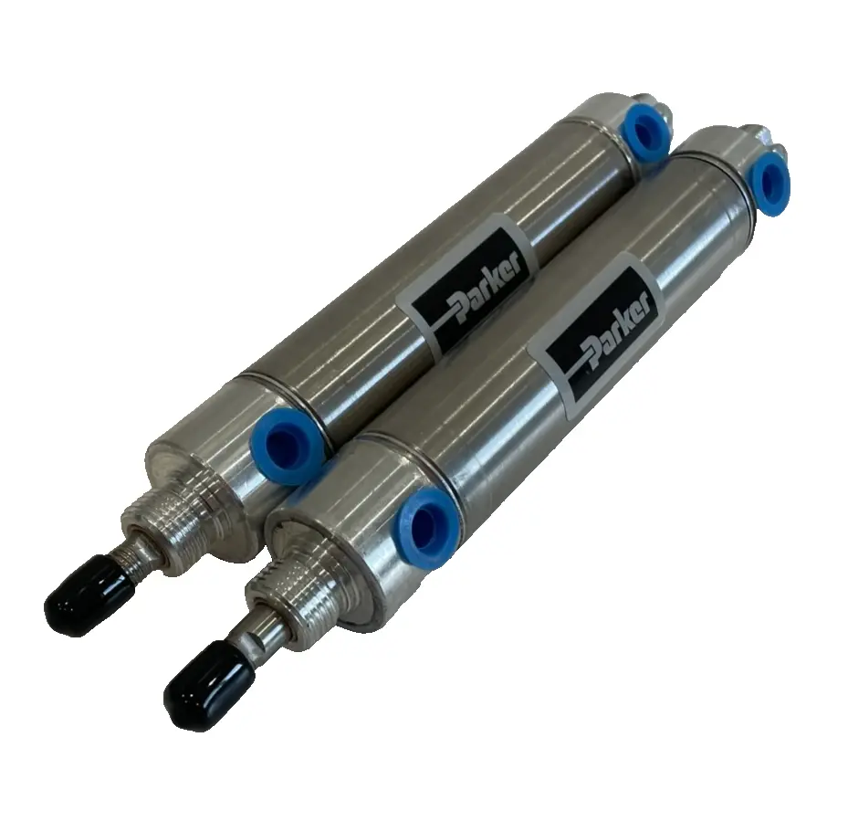 NEW LOT OF 2 PARKER 1.06DPSR03.00 PNEUMATIC CYLINDER 49J704 106DPSR0300