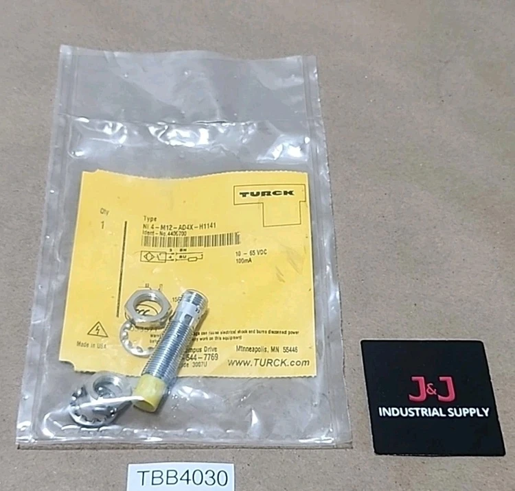 New | in-Stock Turck NI4-M12-AD4X-H1141 Proximity Sensors Indiana US | J&J Industrial Supply #524671