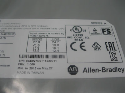 NEW Allen-Bradley 25C-E027N104