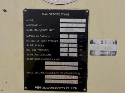 USED KOMATSU OBS60-2