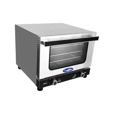 New | in-Stock Atosa New Atosa CTCO-50 Countertop Electric Convection Oven, Half Size 120v Electric Ovens Illinois US | Falcon Restaurant Supply #1375283
