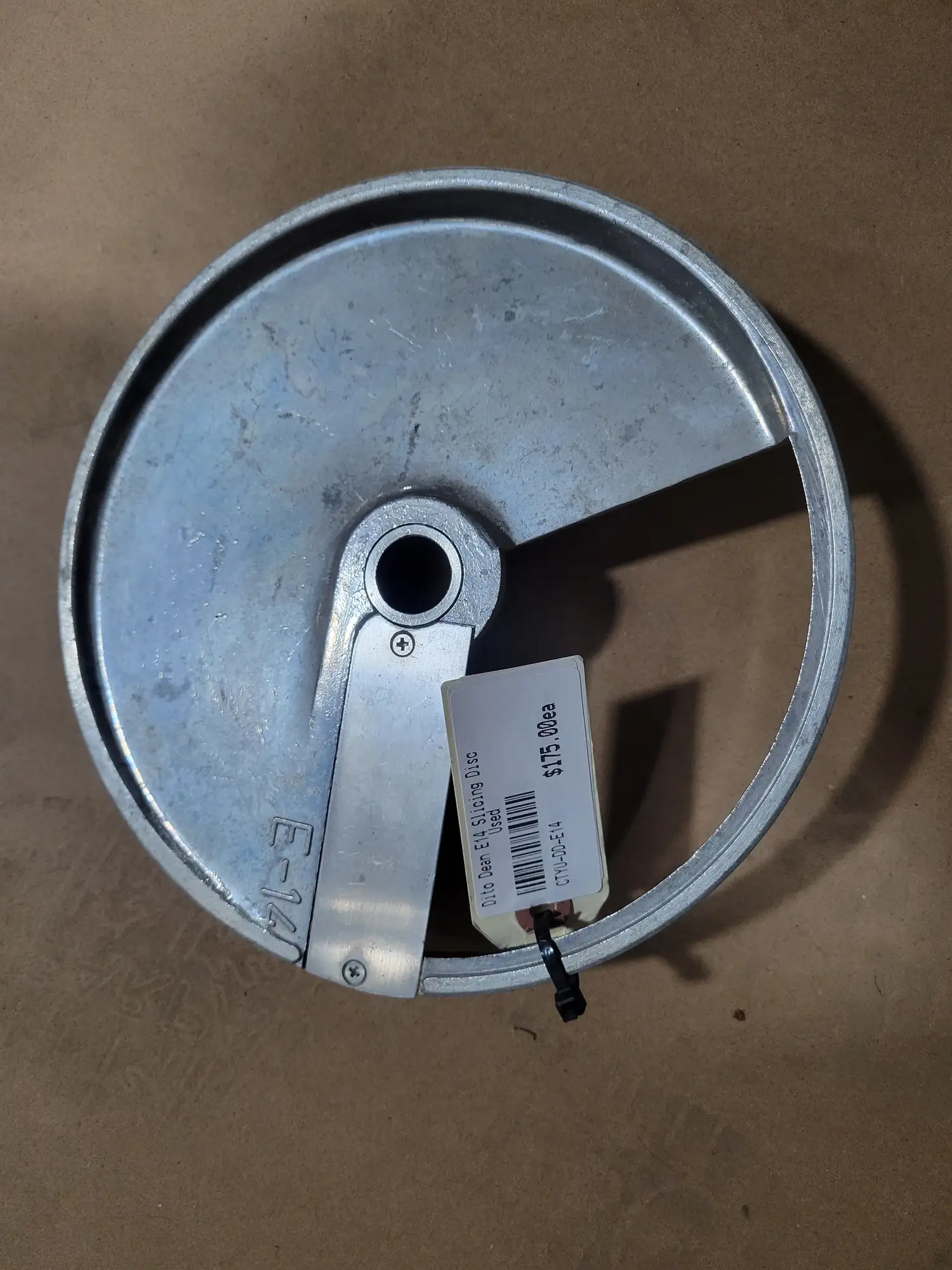 Dito Dean E14 Slicing Disc Used