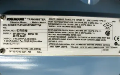 NEW Rosemount 8705 NHA060C7W0N0G1B3Q4Q8Q