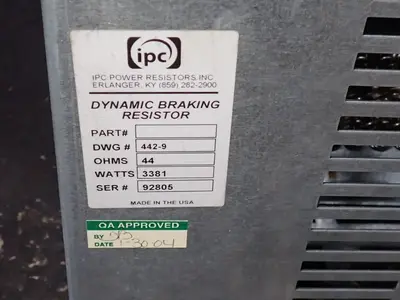 Ipc Power Resistors Inc Dynamic Braking Resistor