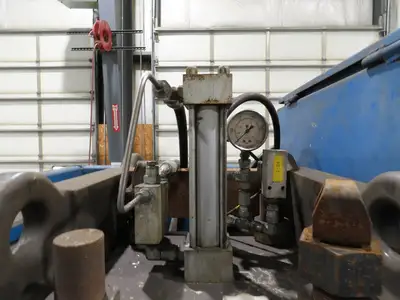 Hydraulic 12 Ton Press 8" Stroke Punch Die C Frame 10" Bore 3000PSI 7.5Hp 3Ph