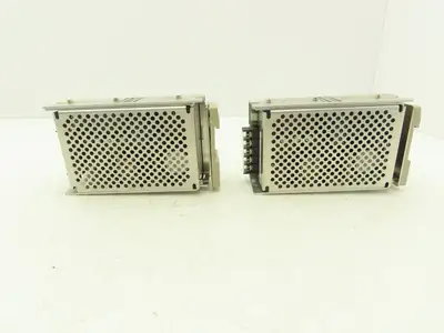 Omron S8JX-N10024CD Power Supply In 100-240VAC Out 24VDC 4.5A DIN Rail Lot of 2