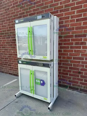 USED CARON 7410-5-1 CO2 DUAL STACKED LABORATORY INCUBATOR 45°C, 115V
