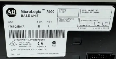 USED ALLEN-BRADLEY ALLEN BRADLEY 1764-24BWA MICROLOGIX 1500