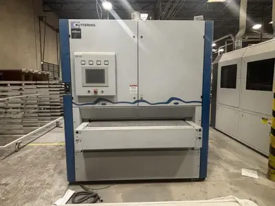 Makor Finishing Line w/ Butfering Sander, Q-One Reciprocating Sprayer, and FASTDRY Curing Oven