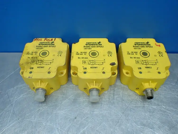 Used TURCK BI50UQ80AP6X2H1141 Proximity Sensors Ohio US | HGR 24 #907453