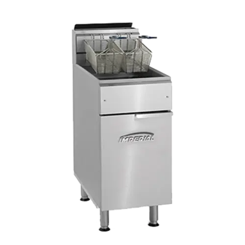 Imperial IFS-75 Gas Fryer - (1) 75 lb Vat, Floor Model, Natural Gas