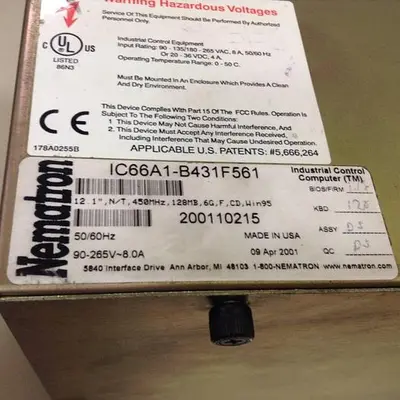 USED NEMATRON CORP IC66A1-B431F561