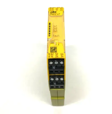 USED PILZ SIGMA CONTACT EXPANSION SAFETY RELAY PNOZ S7 24VDC 4 N/O 1 N/C