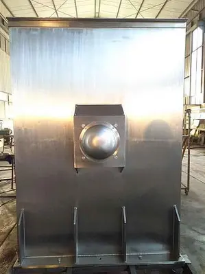 New 75 Cubic Foot Stainless Steel Ribbon Mixer, 15 HP #5512898