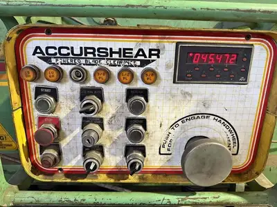 ACCURSHEAR 862510 5/8" X 10" HYD SHEAR Shears-Power Squaring Hydraul. | Asset Exchange Corporation (3)