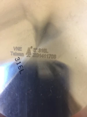 Solid End Clamp Connection Type: 316 11-2”And 1-3” 12 Total Clamps Fast Shipping