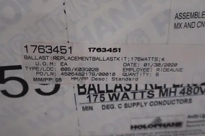 HOLOPHANE RBK175MH48B / RBK175MH48B NEW IN BOX STOCK H732