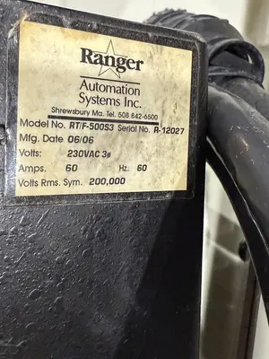 USED 2006 RANGER AUTOMATION SYSTEMS RT F-500S3