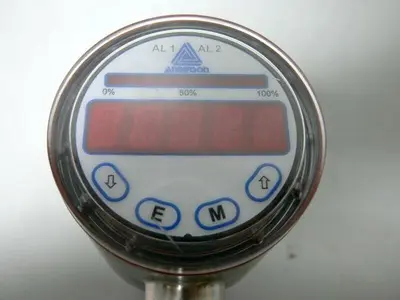 USED ANDERSON INSTRUMENTS MPF SERIES 30PSI 2BAR PRESSURE TRANSMITTER & DISPLAY