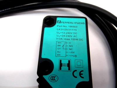 USED PEPPERL & FUCHS THROUGH BEAM SENSOR 150W 240VDC