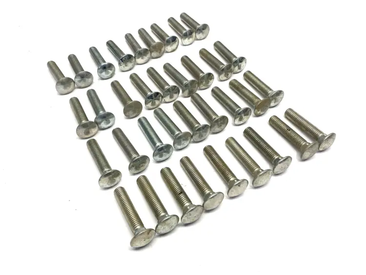 Used UNBRANDED 5/8"-11 X 3" CARRIAGE BOLTS GRADE 2 LOT OF 36 SHELFWARE Bolts | Maverick Industrial Sales #1104951