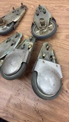 Set of 5 Heavy Duty Swivel Industrial Caster Wheels