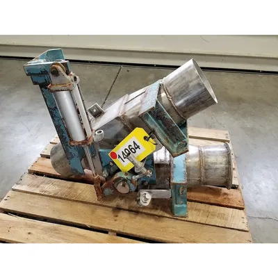Used 6" Stainless Steel Dry Bulk Diverter Valve