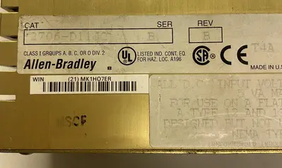 Used ALLEN-BRADLEY 2706-D11J2 Automation Control (HMI) Ohio US | Surplus Asset Holdings #1236874
